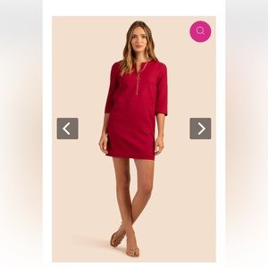 NWT Trina Turk Versed Dress in Garnet size 4